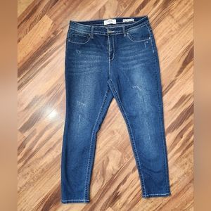 Vigoss x maurices Roll Up Skinny Jeans size 16
